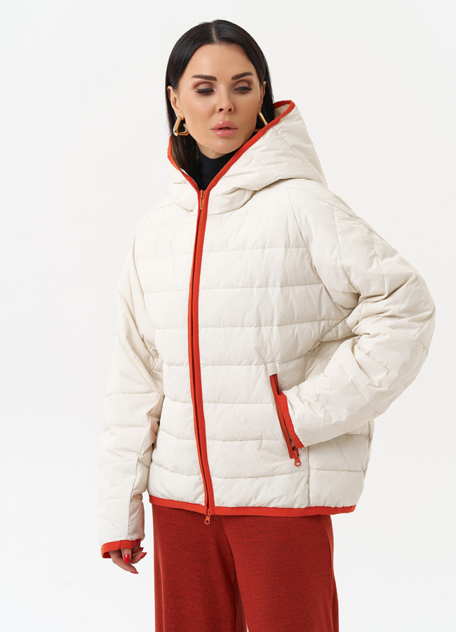 Женская утепленная куртка с капюшоном модель № 30024 в рассрочку