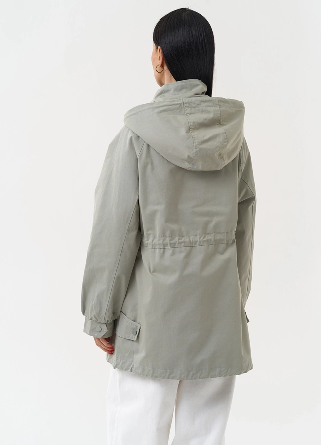 фото Ветровка женская с капюшоном модель № 30456