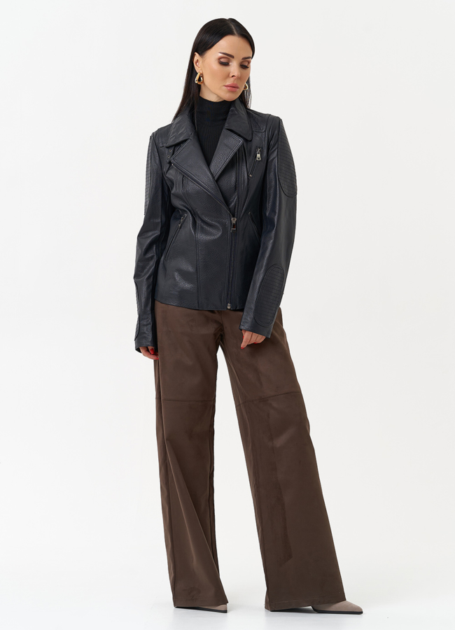 Куртка косуха из натуральной кожи модель № 10636 универмаг малина