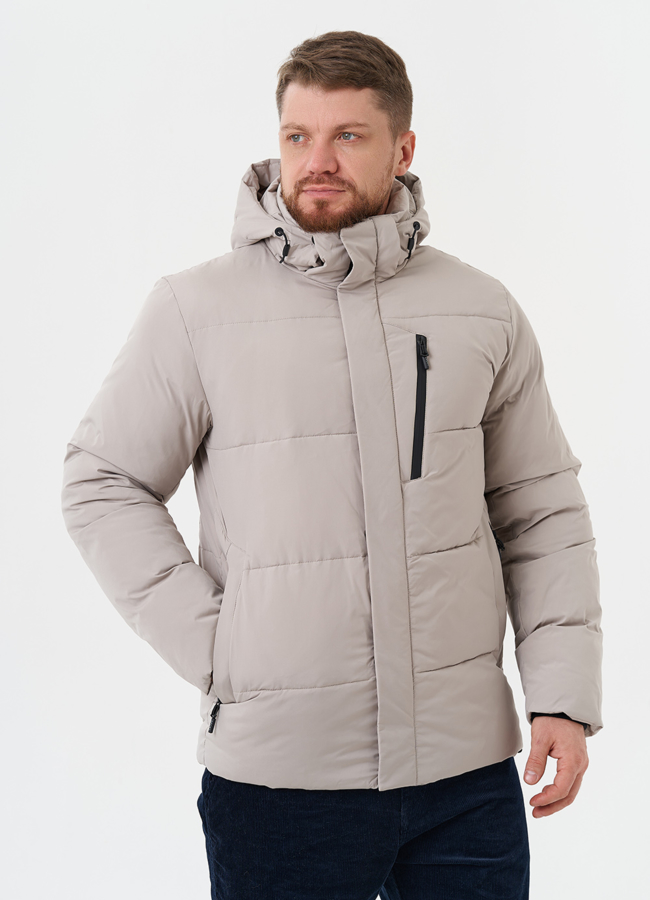 Зимний пуховик с капюшоном модель № 28396 в кредит